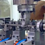 Automatic worm gear straightening machine