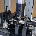 Automatic straightening machine for rotor