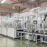 Rotary motor stator automatic line