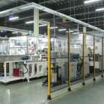 Automobile brushless condensing fan motor automatic production line