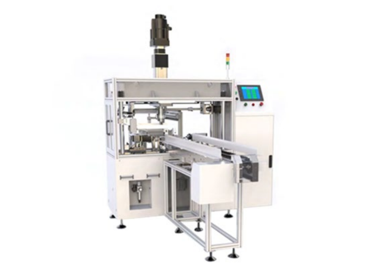 Automatic worm straightening machine